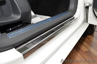 Накладки на пороги и бампер из нержавеющей стали и карбона. - Изображение #2, Объявление #1165754