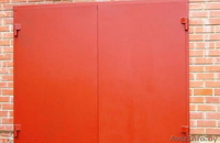 Гаражные металлические ворота с калиткой и без калитки - Изображение #1, Объявление #1637231