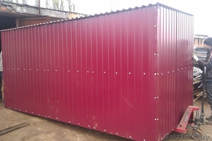 Хозблок  из профилированной трубы