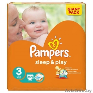 Pampers sleep&play 3 93шт. - Изображение #1, Объявление #1471670