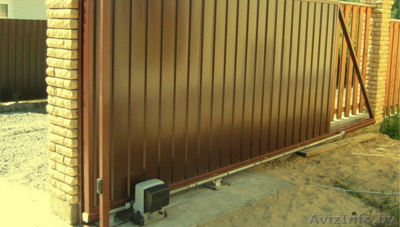 Автоматические откатные ворота с дистанционным открытием - Изображение #2, Объявление #1637227
